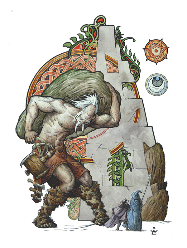 filbypott:  hedendom:  Illustrations for the book “Myths and Legends of Scandinavia”
