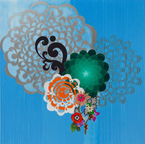 guggenheim-art: The Carnation and the Rose by Beatriz Milhazes, 2000, Guggenheim Museum Solomon R. G