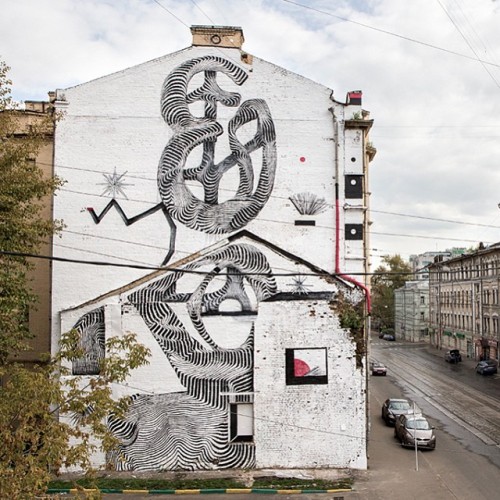 Porn Pics instagram:  Moscow’s First Street Art Biennial