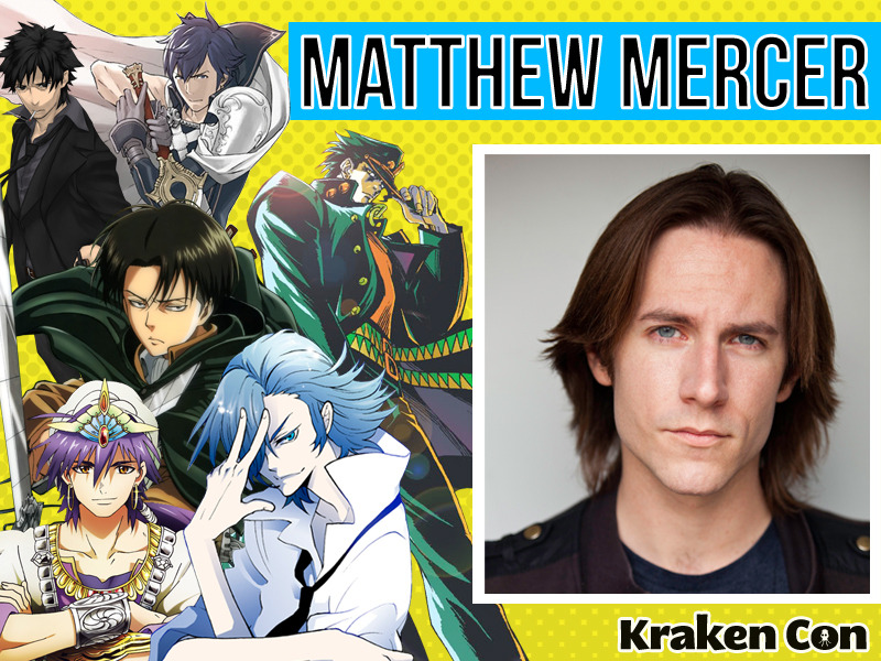 Mathew Mercer  English voice actor  Anime english dubbed Anime fandom  Anime dubbed