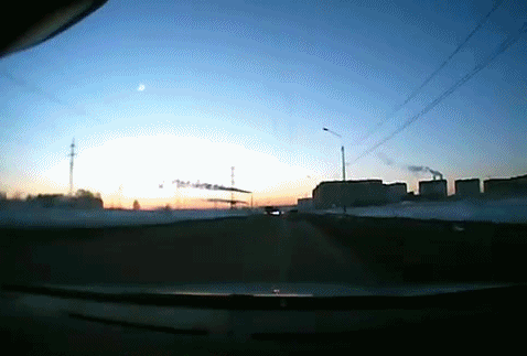 spaceplasma:  Russian Meteorite Not Asteroid Debris The meteorite that hit Russia’s