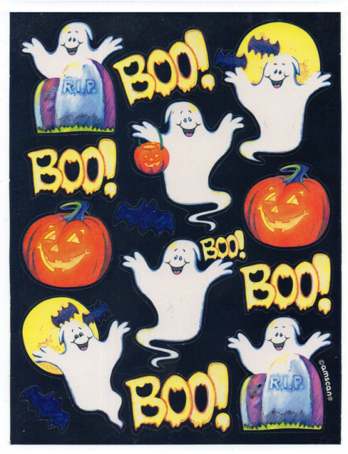 toywaving:Vintage Halloween Stickers [ x ]