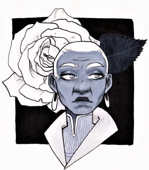 ursminor:Lucretia for day 1 of inktober!