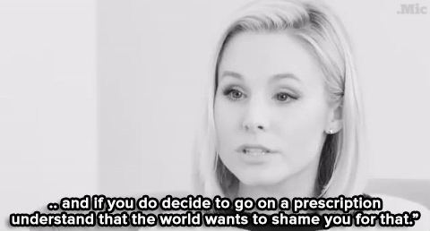 claimedjane: robwolf88:   laureninlilly:  this-is-life-actually:  Watch: Kristen Bell opens up about the mental health double standard and how she manages her own struggle.  Follow @this-is-life-actually  Hit reblog on this so hard   ☝🏻🐺   This.