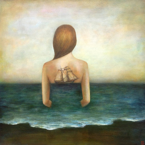 itscolossal:Poetic Acrylic Paintings by Duy Huynh