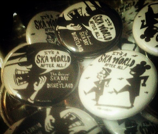 I designed buttons for It’s A Ska World After All, A SKA celebration at Disneyland!
Ska AND buttons? Is there a better mix?
You can get them at itsaskaworldafterall.storenvy.com!