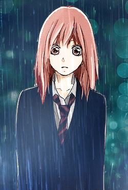 shoujomangapictures:Koutaba Week| Day 3: RainI don't want to let you go.Music: ● Carry on my wayward