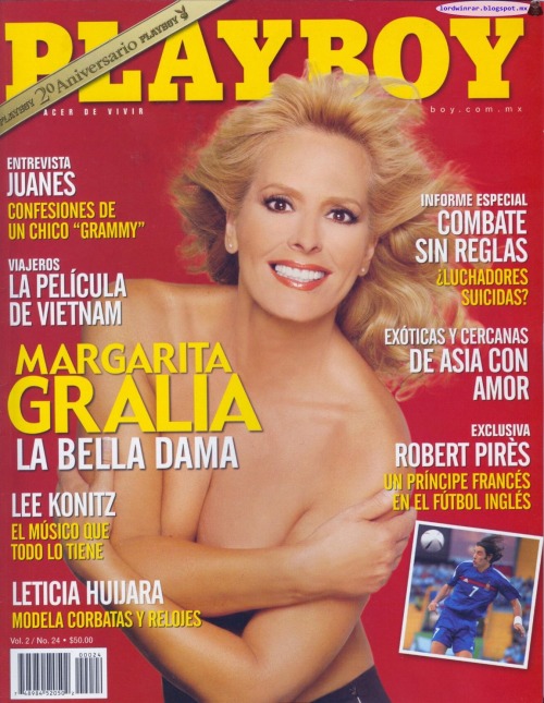 Porn Pics   Margarita Gralia - Playboy Mexico 2004