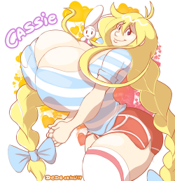 theycallhimcake:  dedoarts:  Trade pic for my friend theycallhimcake of his adorable character Cassie :D! She’s such a cutie and busty too &lt;3!  JHAKSGIUFKHAJI ;3; There are not words sufficient for how wonderful this is. Thanks a ton Lion! &lt;3