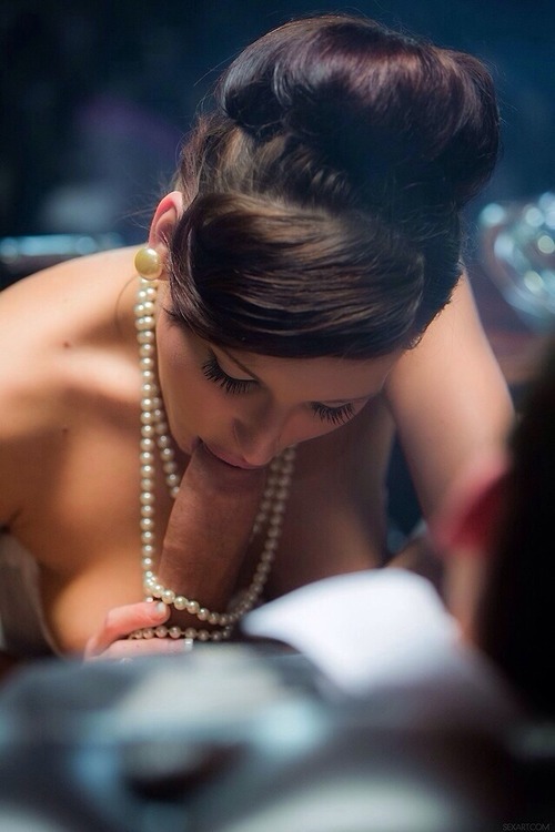 hah, she’s going to be getting another pearl necklace soon.