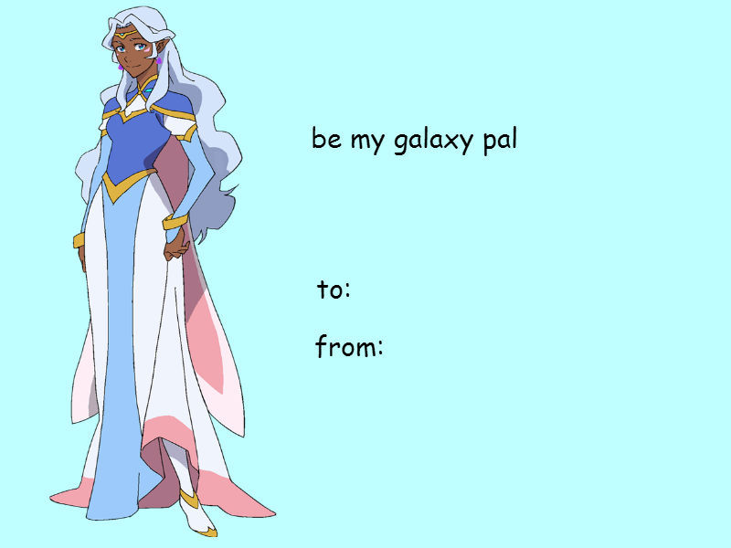 wlwvoltron: some voltron girls valentine cards!!