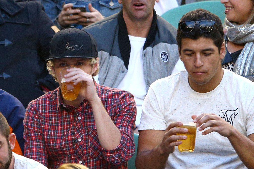 direct-news:  Niall Horan at the 2015 Australian Open on January 27, 2015 in Melbourne,
