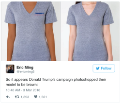 micdotcom:  Trump campaign photoshops model