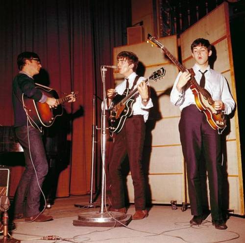 soundsof71:The Beatles recording The Saturday Club for BBC radio, Playhouse Theatre, May 21 1963, vi
