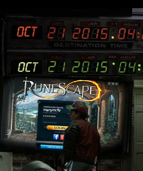 runescape:  I think we know the main reason Marty McFly went to 2015. Happy Back
