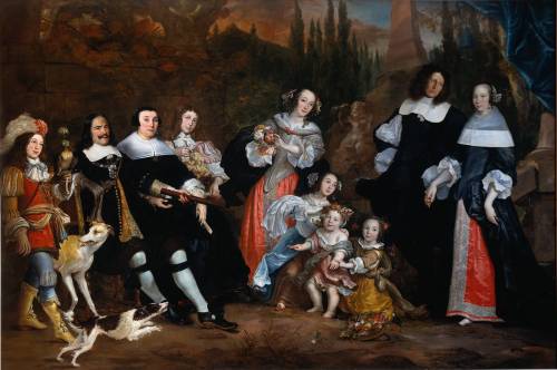 Luitenant Admiraal Michiel Adriaensz.de Ruyter and his family by Jurriaen Jacobsz, 1662