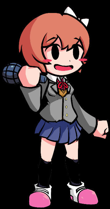 Sayori But Monika's Color Scheme