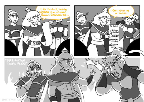 yip yip bitches, here’s some ATLA/RWBY parody/crossover comics