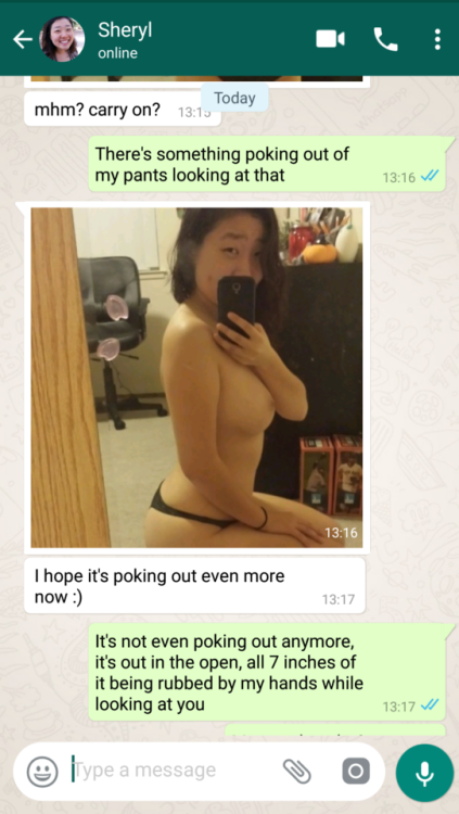 jem2yg:  sugardaddysg: Innocent, demure but horny SG girl Sheryl Chan, 18, rewards a guy who finds her misplaced handphone. Innocent girls have pent up sexual desires, we all know that :) Always pays to be a gentleman too, and to give girls attention