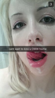 imherbitchboy:  Snapchats from my wife