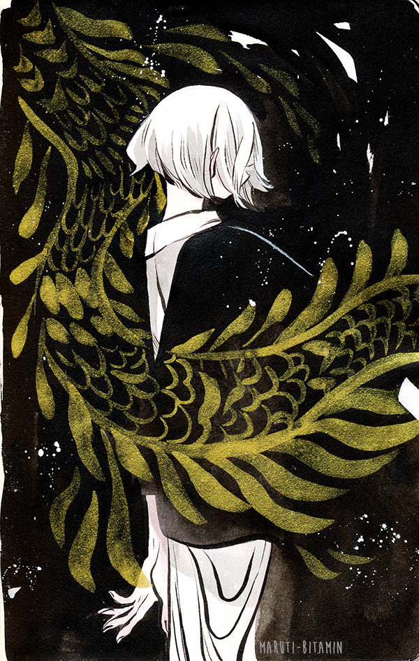 maruti-bitamin:  things in the deep ink+watercolour twitter | instagram | store 