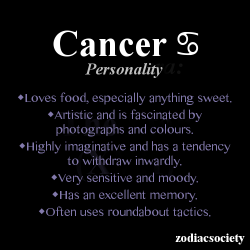 zodiacsociety:  Cancerian Personality 