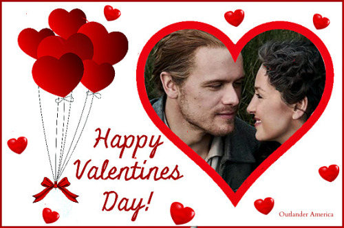 outlanderamerica:Happy Valentines Day to all!  Wishing all a love like Jamie and Claire share.  #Rel