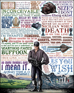 Thehappysorceress:  Truebluemeandyou:  The Ultimate Princess Bride Poster. Iconographic