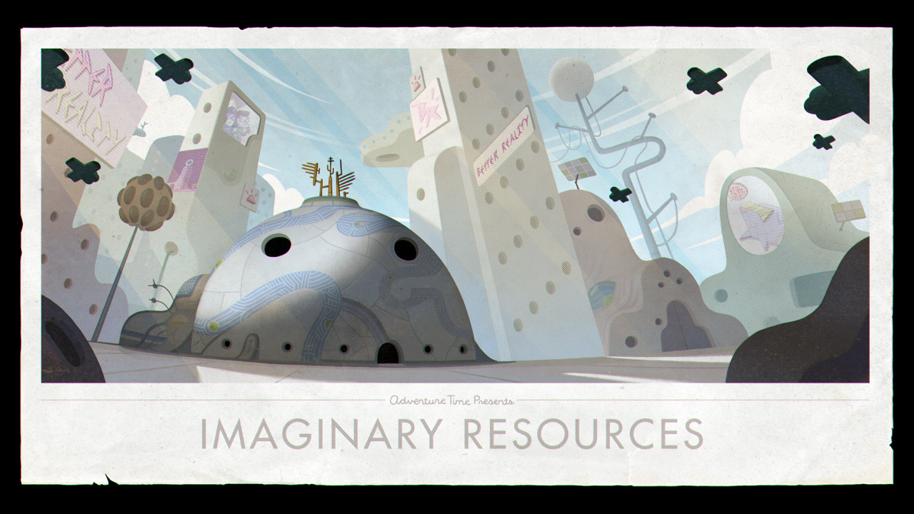 Imaginary Resources (Islands Pt. 4) - title carddesigned and painted by Joy Angpremieres