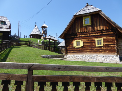 Drvengrad, a traditional Serbian village that Emir Kusturica built for his movie Life is a Miracle.