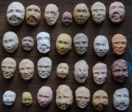 lesstalkmoreillustration:25 Sprouting Seed Faces by KelseyPike on Etsy*More Things & Stuff