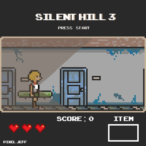 it8bit: “Silent Hill 3” NES Pixel Animation Created by PixelJeff