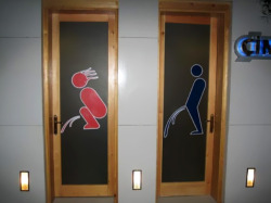 pr1nceshawn:    Creative Bathroom Signs.