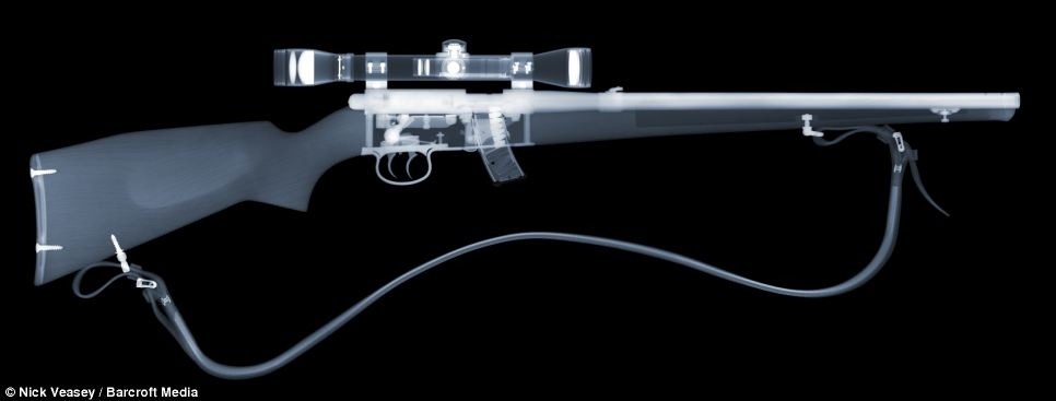 ineversurrender:  Gun X-rays http://ineversurrender.tumblr.com/ 