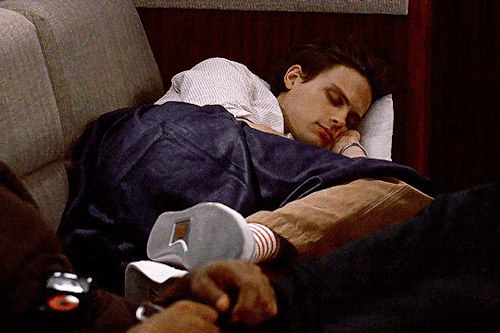Spencer Reid + Sleeping