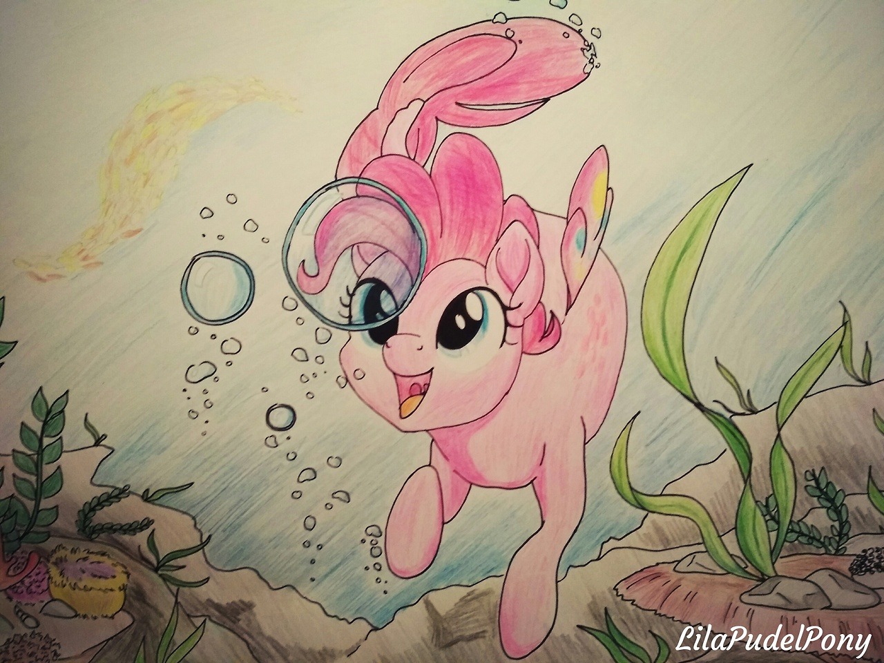lilapudelpony:Was bored in class  Drew a seaponk &lt;3