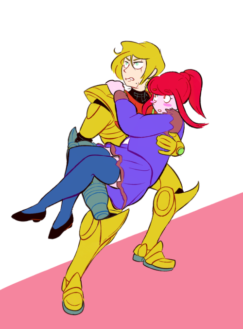 sarraceniarts: Young Samus drawings continues, in which Young Samus is a hero to girls everywhere  