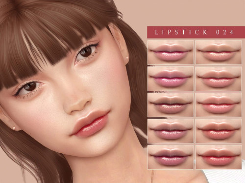 Lipstick 024• All genders• Toddler to Elder• 20 colors• Compatible with sliders• HQ compatibleT.O.UD