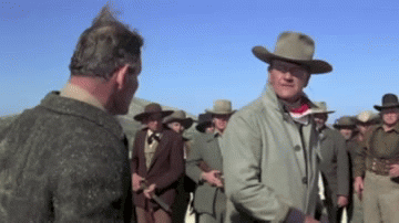 Old Timey Fights’ first gif set!  These are from John Wayne’s McLintock (1963).  
