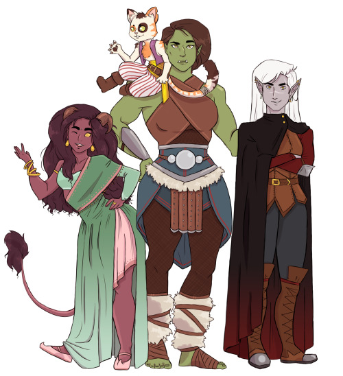 My old DnD party broke up, BUT I started a new one this year with the same DM and some new friends! 