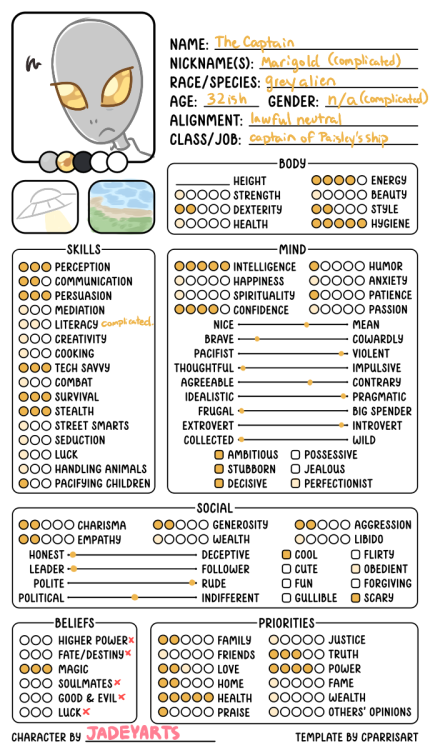 more usage of this sheet; dnd pc and her npcs