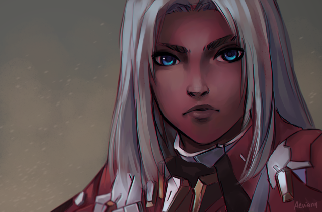 screenshot redraw of one of my favourite screens from the game- I love u Elma