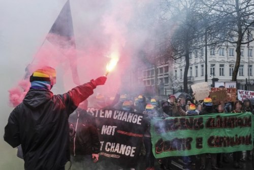 Brussels, 27 January 2019. Protest for climate justice! (Pictures from Alternative Libertaire Bruxel