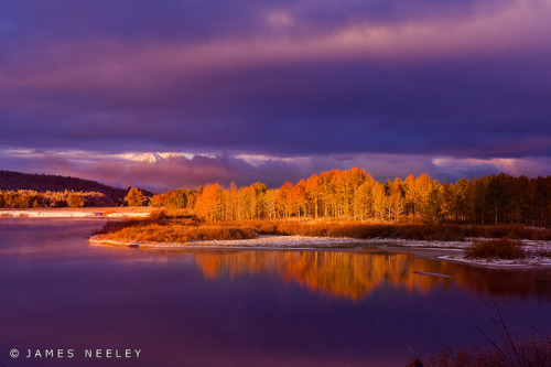 Autumn Morning at Oxbow by James Neeley on Flickr.