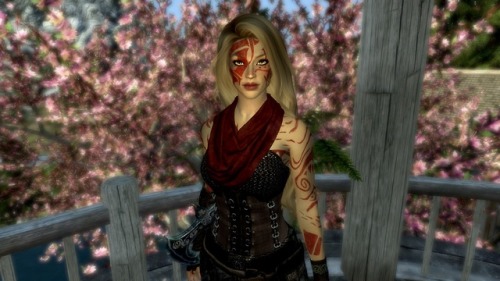 kaleidoscopegirl:I might have accidentally created an Altmer Kate Moss in Skyrim.