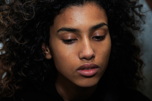 celebritiesofcolor - Imaan Hammam wears Dr. Jart+ skincare during...