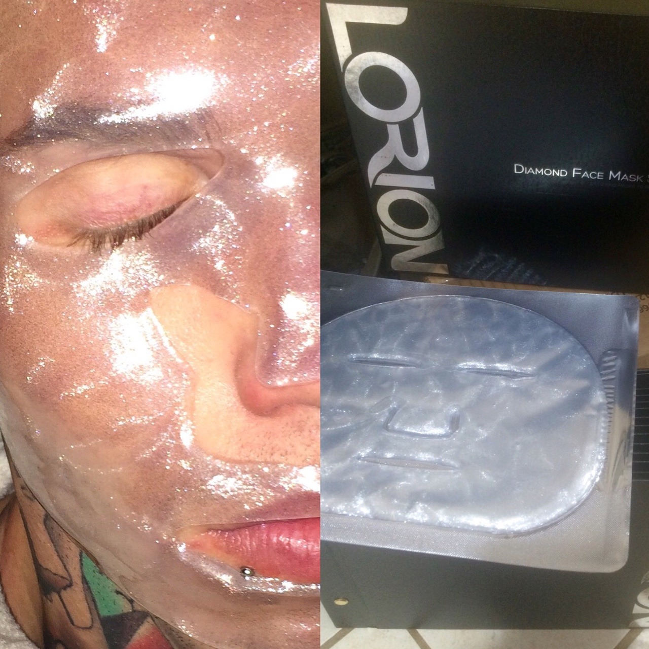 The Lorion Beauty Diamond Face Mask Set. Mine Finally came in yesterday, I was so