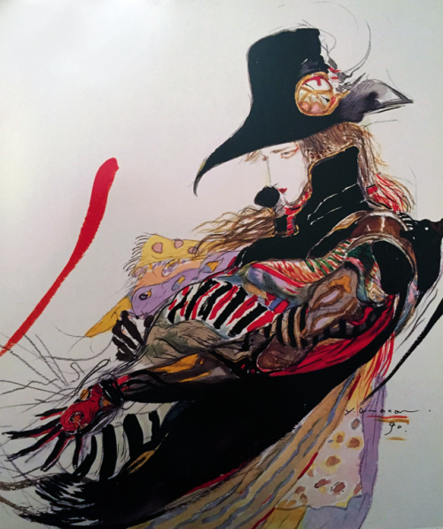 mothgeist:Here’s some other favorites from Yoshitaka Amano’s Vampire Hunter D artbook, i love to flip through it when i feel like i’m stagnating 