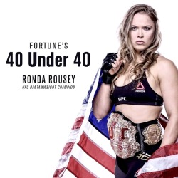 rondarouseyedmondtarverdyan:  Fact: Ronda Rousey dropped out of high school, got her GED and earned Ů.5 million last year.