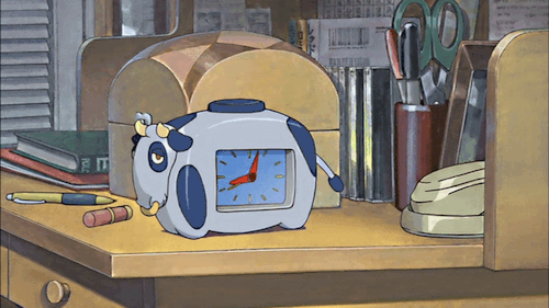 magical-ghibli:the cat returns x alarm clocks